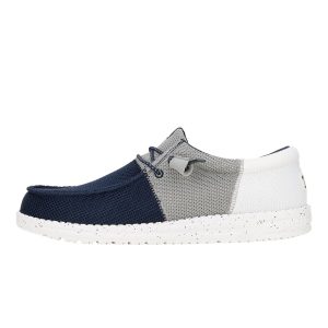 Wally Tri Varsity Mesh – Navy/Grey