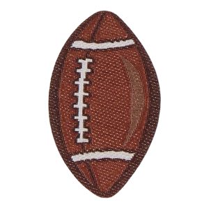 Football Patch – Football Brown/White