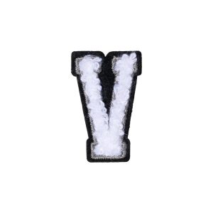 Letter V Patch – V Black/White