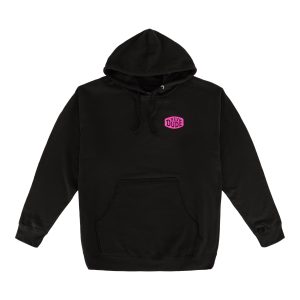Go To Buckle Hoodie – Black/Pink