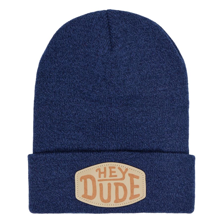 HEYDUDE Patch Beanie – Navy