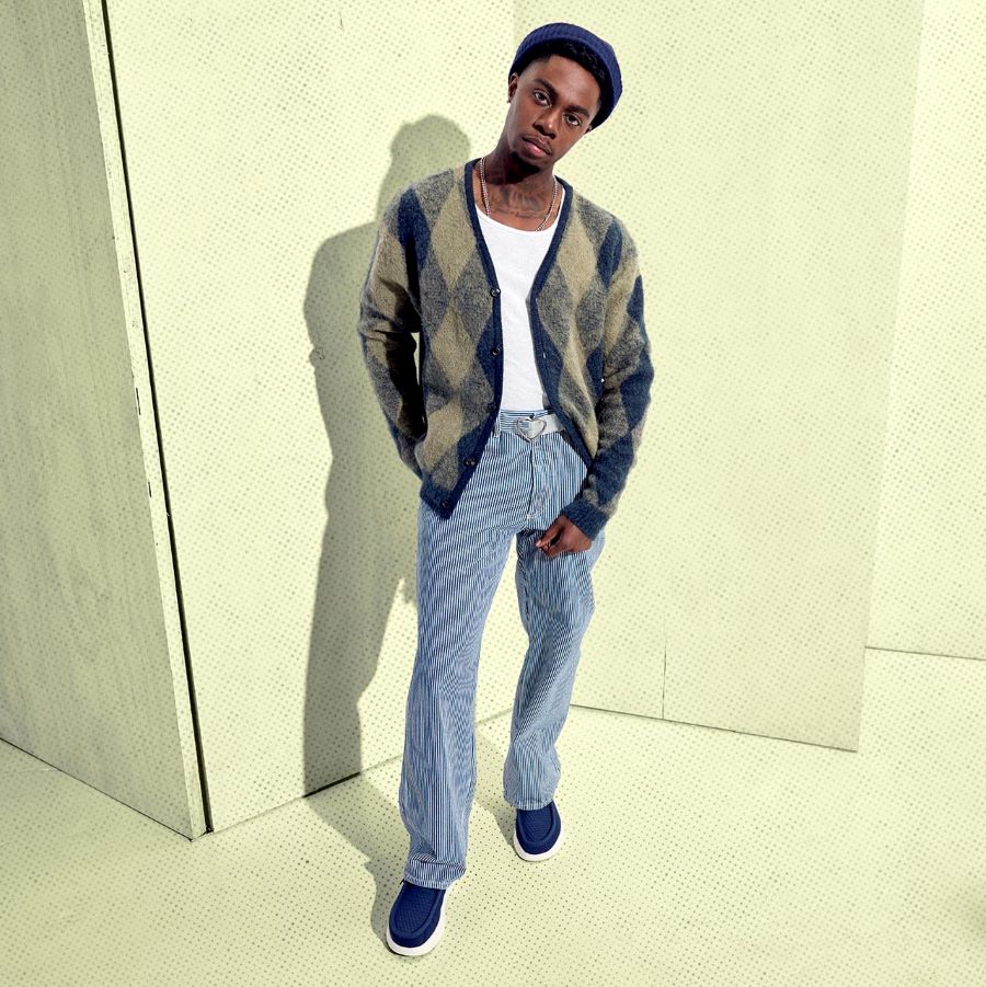 Wally Comf Woven – Navy Blazer/Multi - Image 2